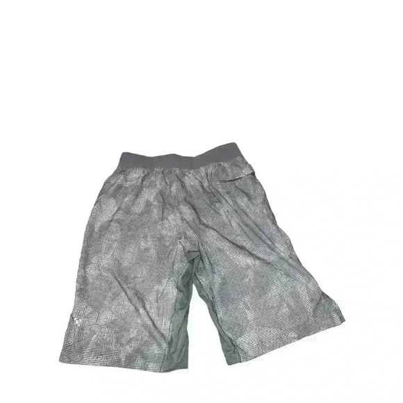 Mens Lululemon Running Shorts Pace Breaker White Gray Workout Lined Brief Sz Xs - Picture 1 of 6